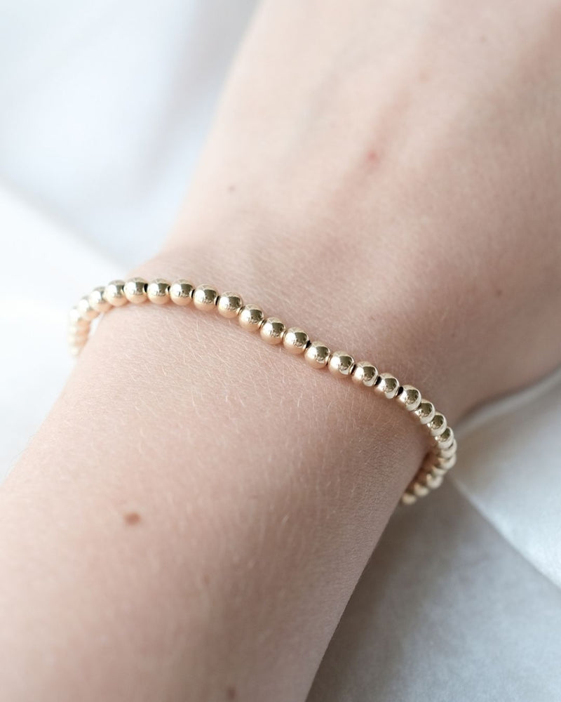 4MM GOLD FILLED BRACELET
