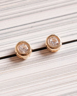 Load image into Gallery viewer, 14K Gold Diamond in bezel setting Baby
