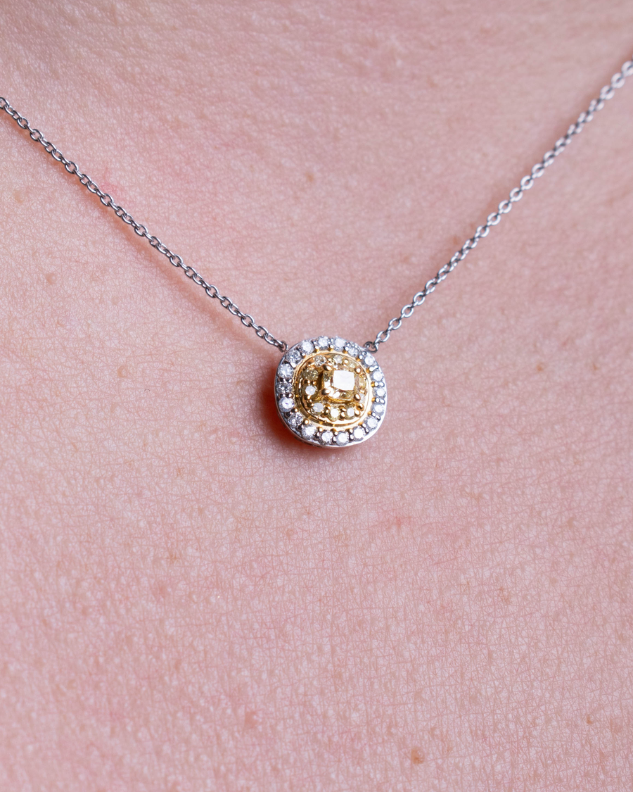 YELLOW DIAMOND NECKLACE