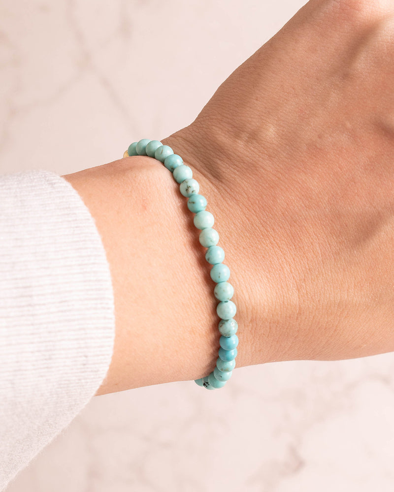 5MM HOWLITE BRACELET