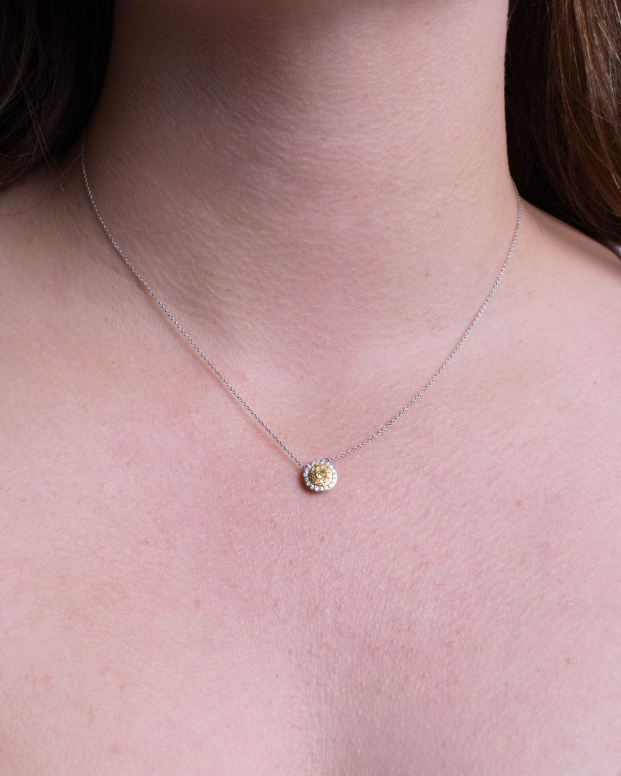 YELLOW DIAMOND NECKLACE