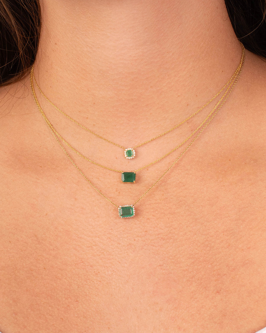 EMERALD PENDANT NECLACE