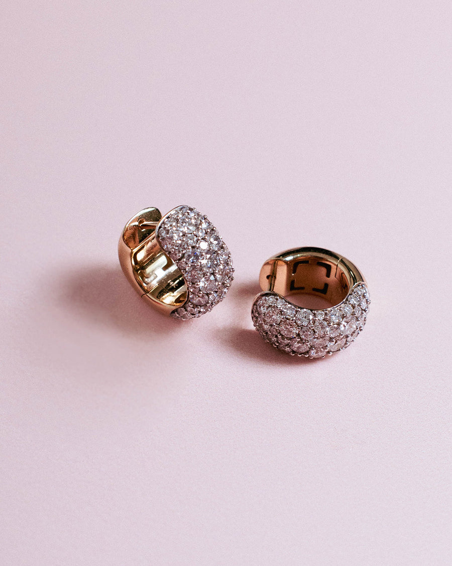 DIAMOND CIGAR HOOPS