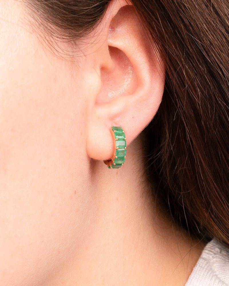 EMERALD HOOPS