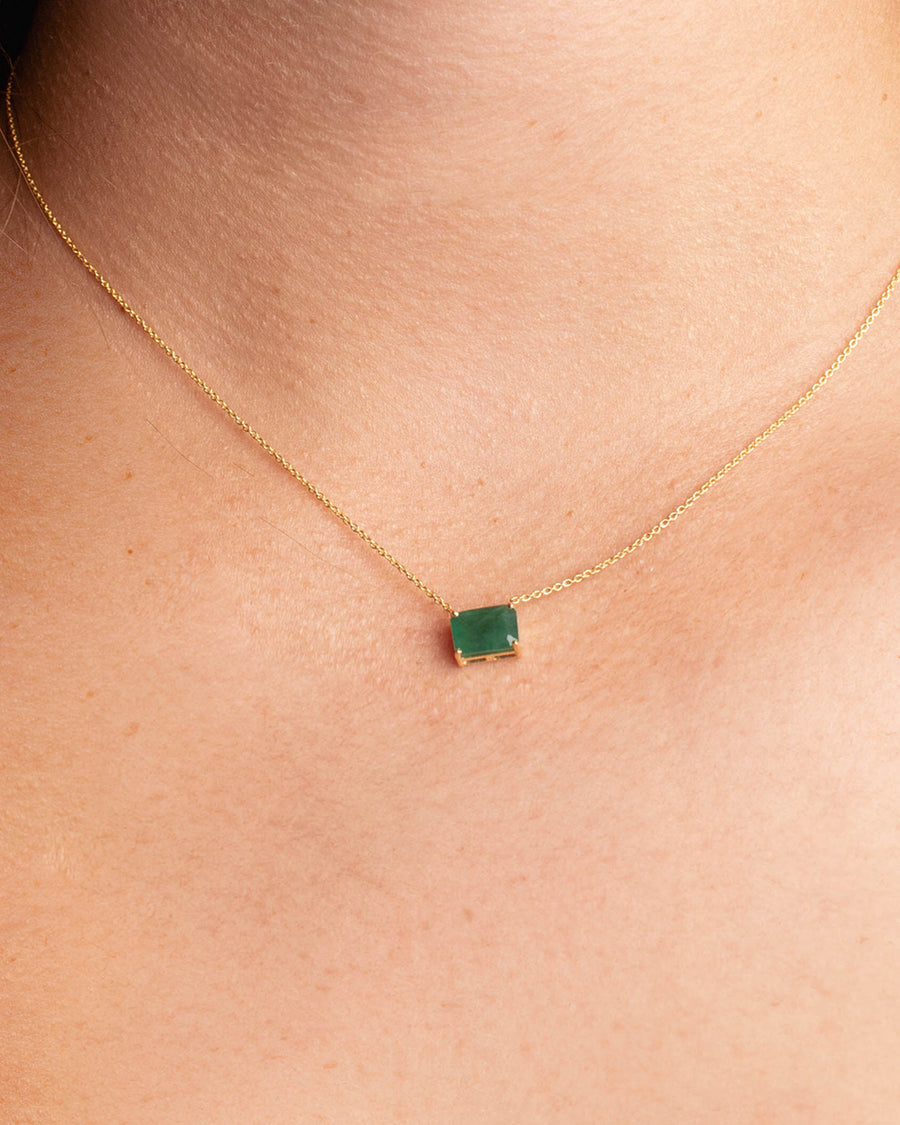 EMERALD PENDANT NECLACE