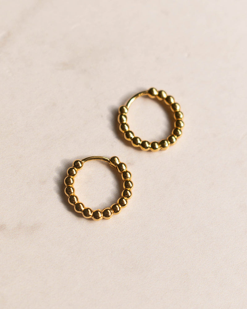 GOLD BEADED HUGGIES