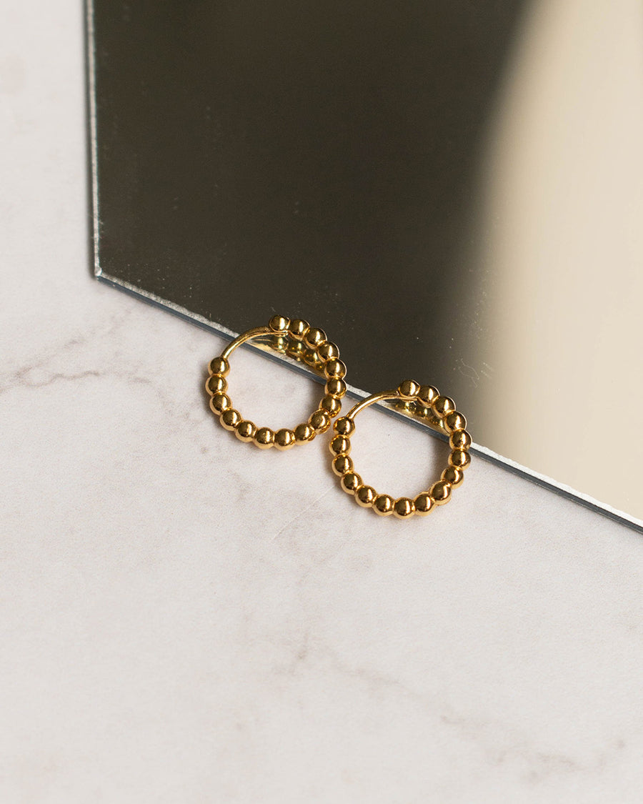 GOLD BEADED HUGGIES