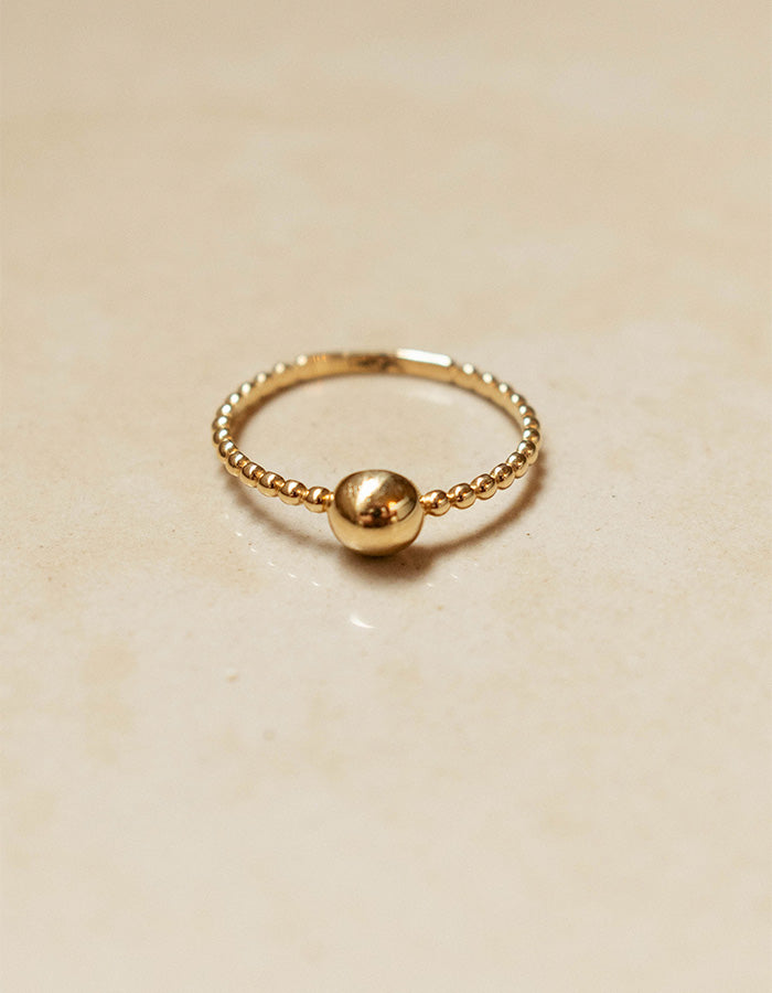 GOLD PEARL RING