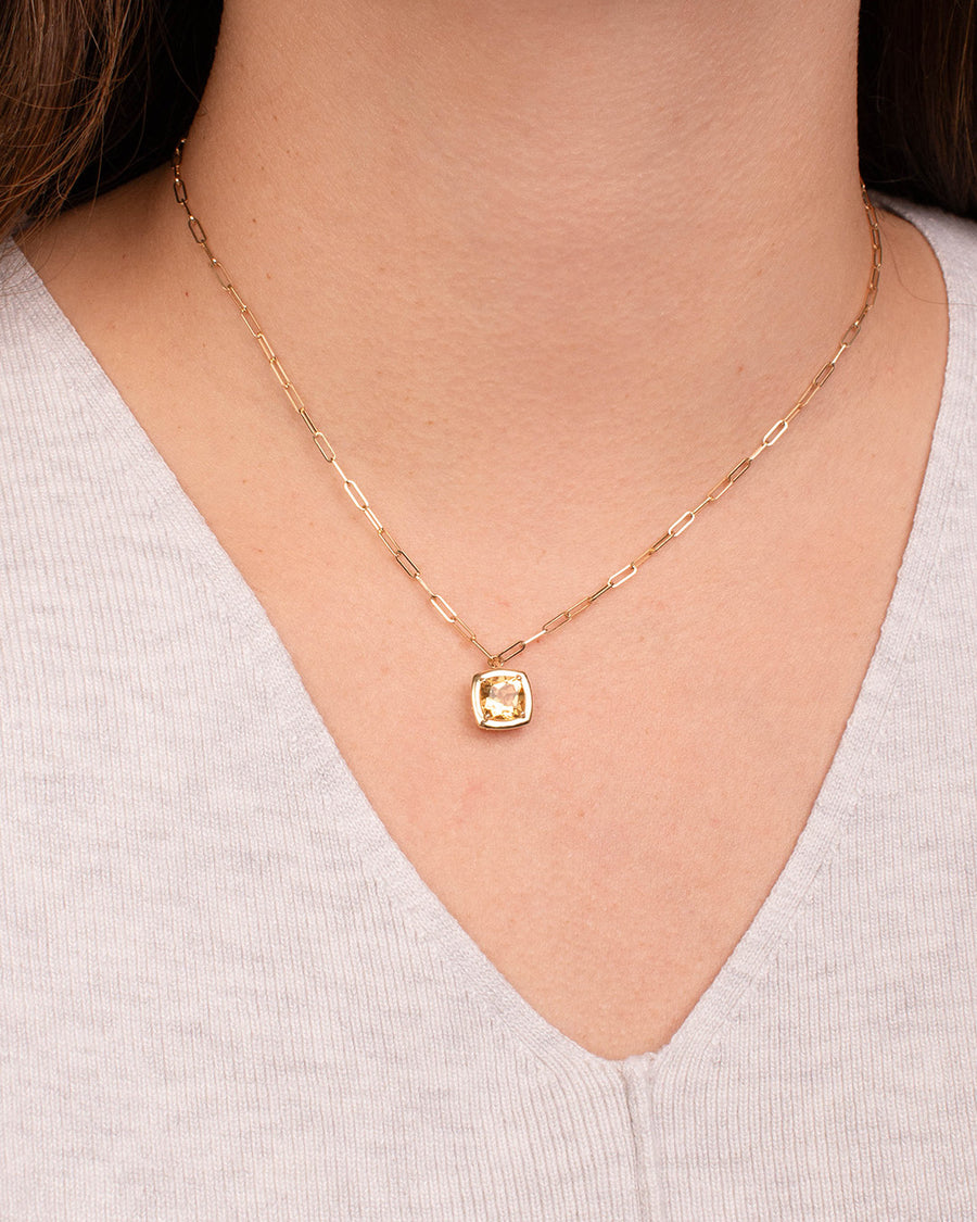 BERYL PAPERCLIP NECKLACE