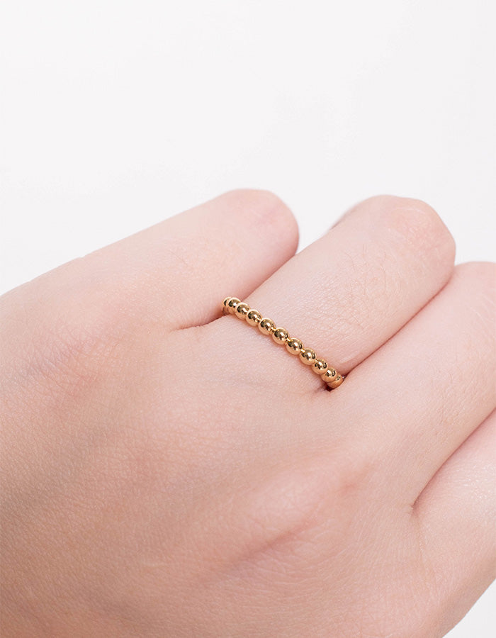 PLAIN GOLD PEARL BAND