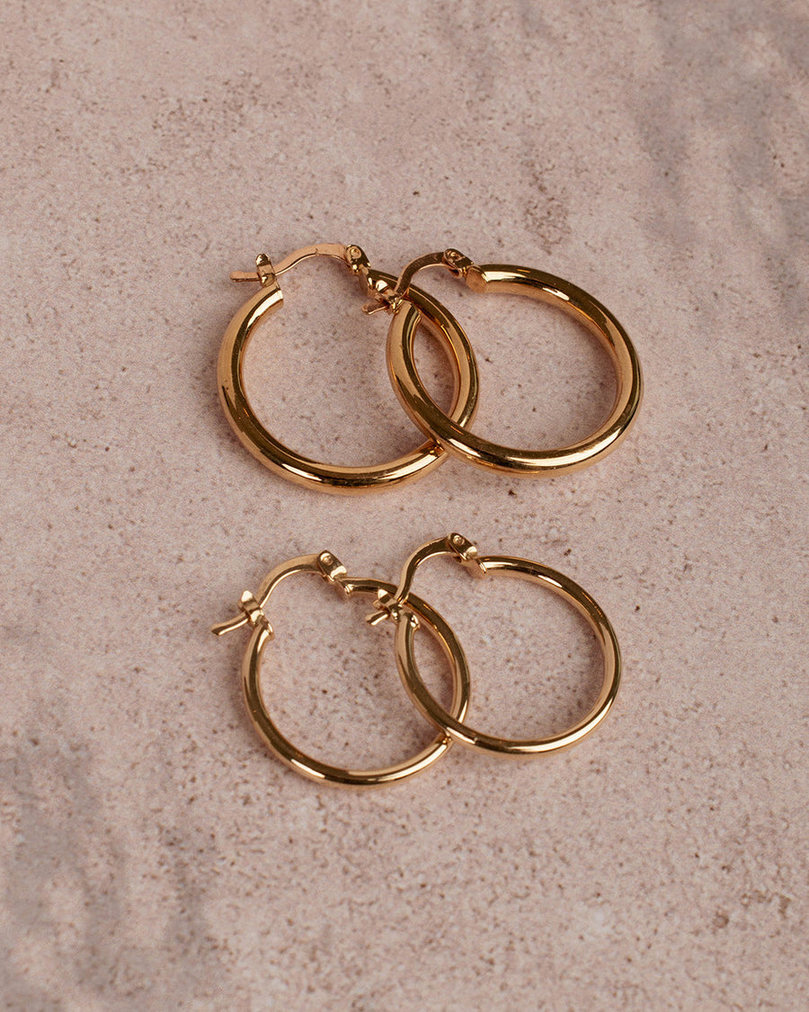 SMALL GOLD HOOPS