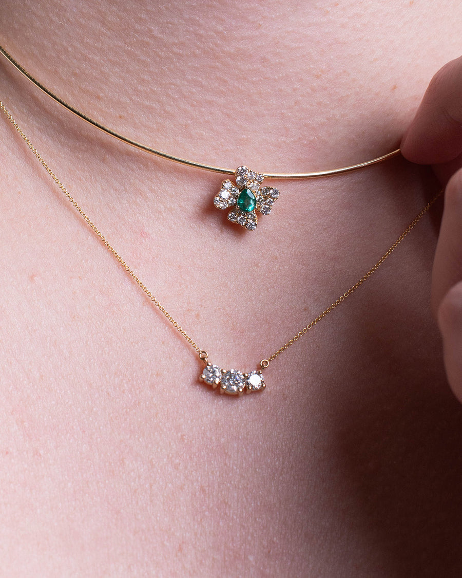 FLOWER GREEN PENDANT